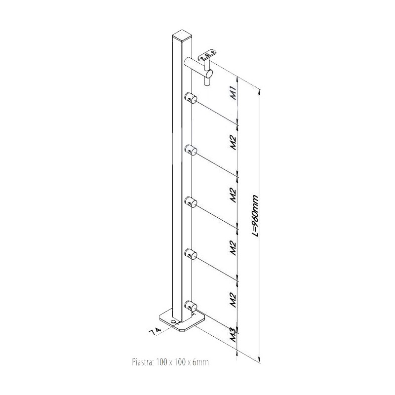 Tondino Ø 12 6000mm AISI 304 Satinato IN101-071