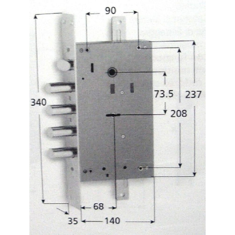 Antipanico Modulare Push Iseo 942408458T